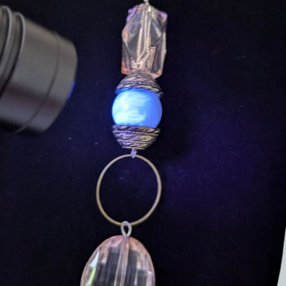 Vintage Lucite & Acrylic Beaded Necklace - Picture 5 of 7